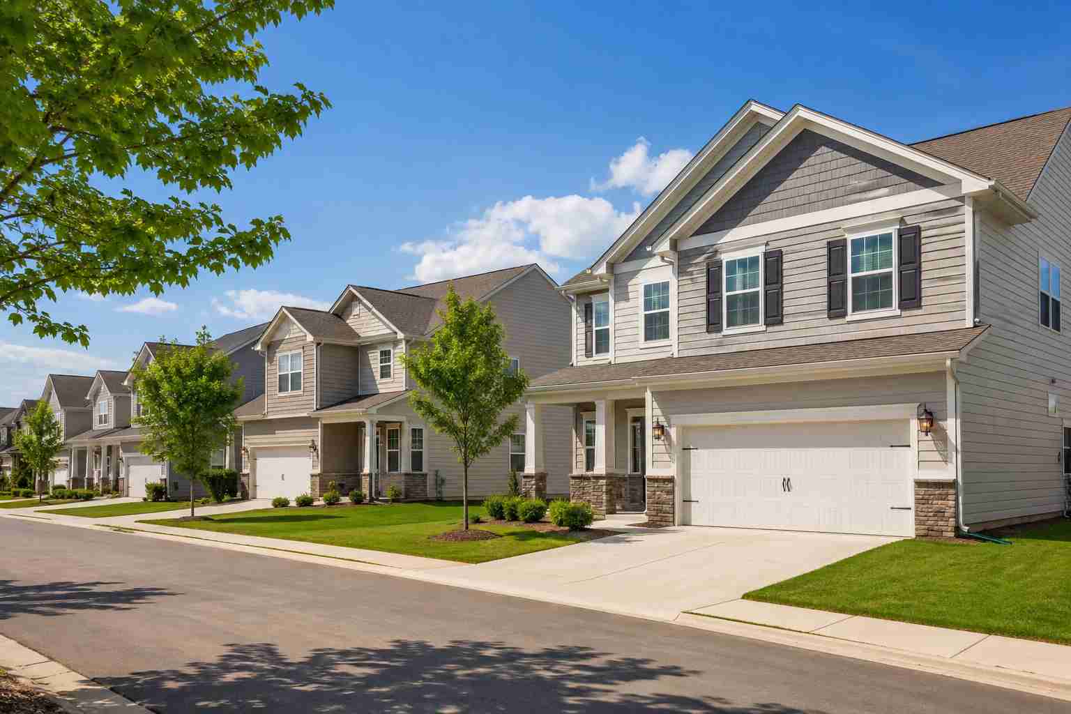 Modern build-to-rent homes in an affordable Atlanta suburban neighborhood offering new rental homes under $2,000 per month with spacious layouts and family-friendly surroundings.
